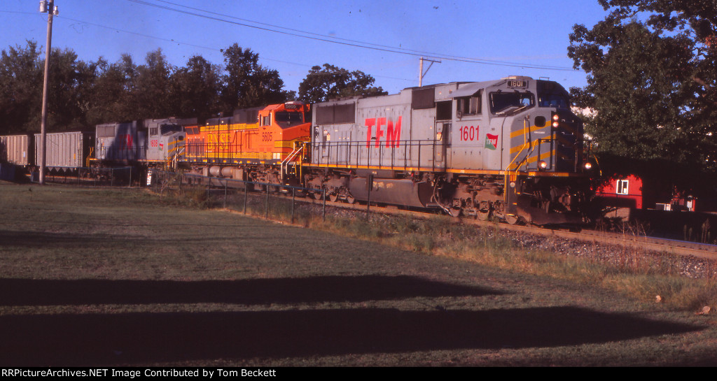 Unusual power for a coal train